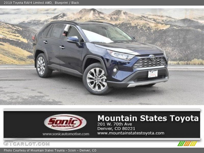 Blueprint / Black 2019 Toyota RAV4 Limited AWD