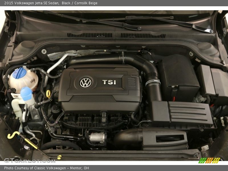 Black / Cornsilk Beige 2015 Volkswagen Jetta SE Sedan