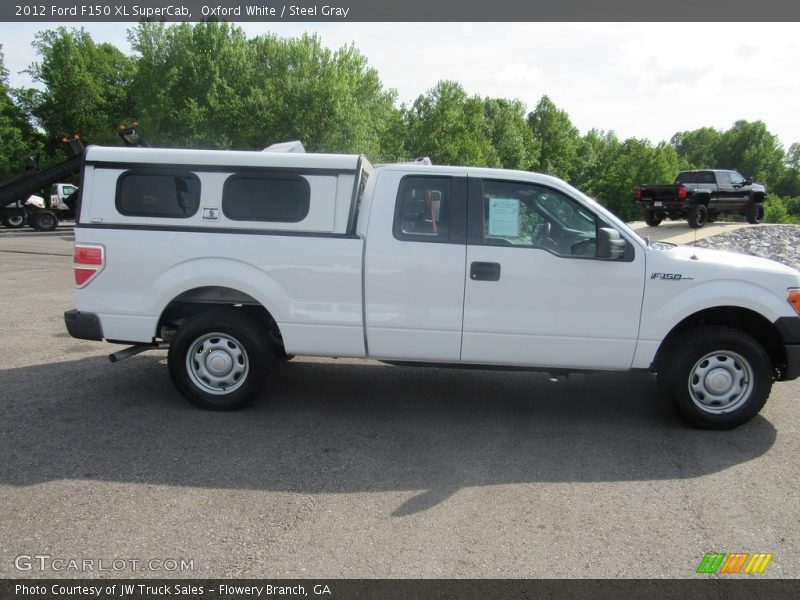 Oxford White / Steel Gray 2012 Ford F150 XL SuperCab