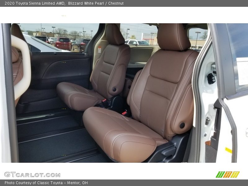 Rear Seat of 2020 Sienna Limited AWD