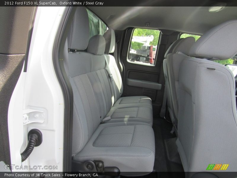 Oxford White / Steel Gray 2012 Ford F150 XL SuperCab