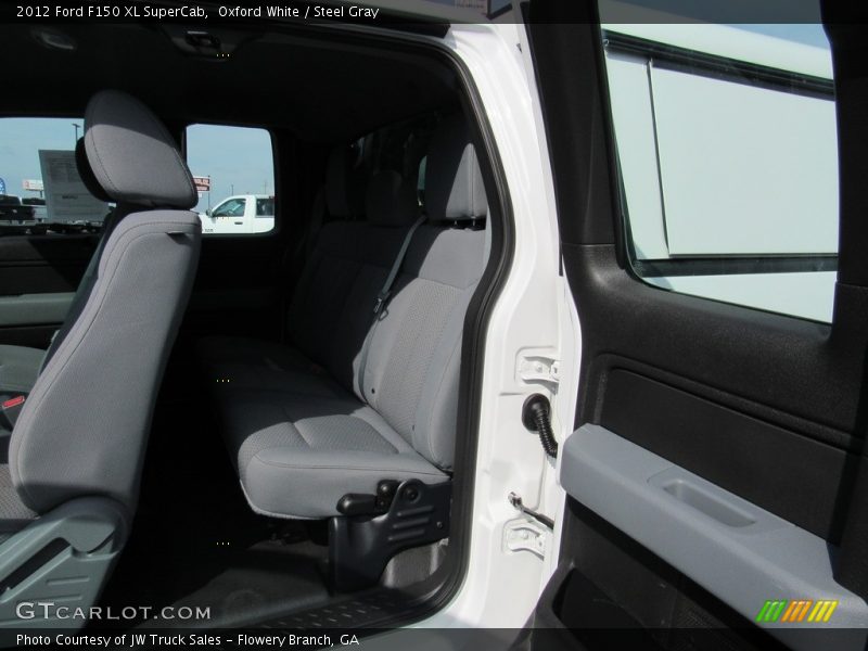 Oxford White / Steel Gray 2012 Ford F150 XL SuperCab