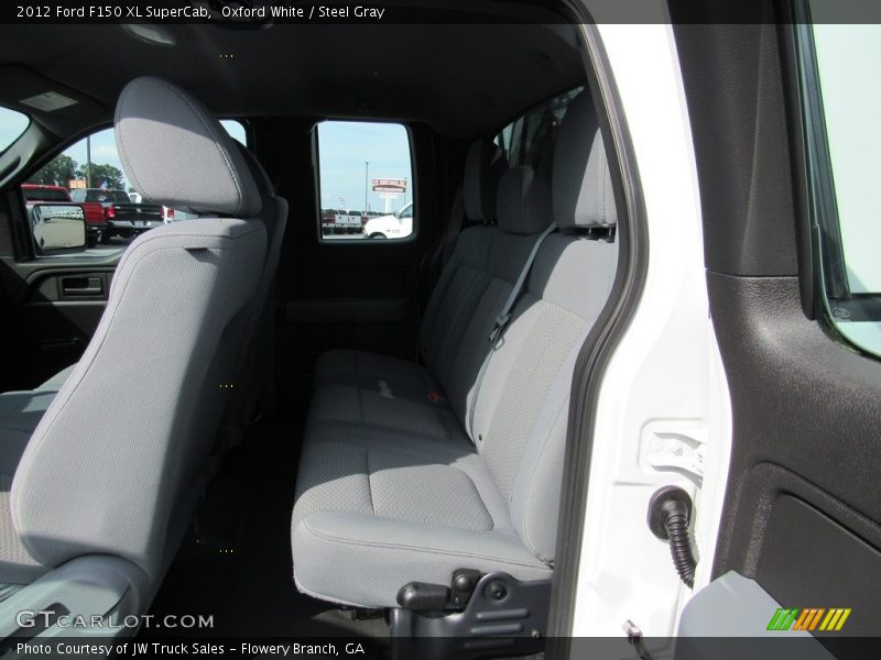 Oxford White / Steel Gray 2012 Ford F150 XL SuperCab