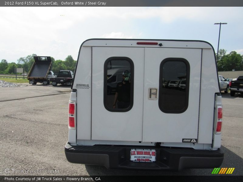 Oxford White / Steel Gray 2012 Ford F150 XL SuperCab