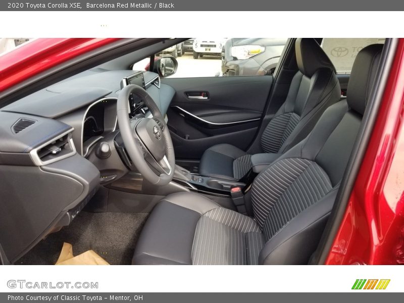  2020 Corolla XSE Black Interior