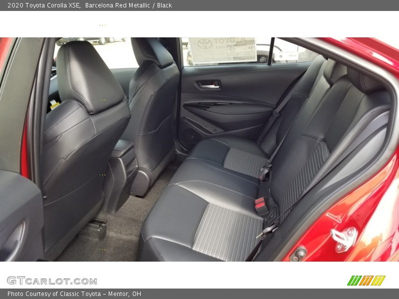 Rear Seat of 2020 Corolla XSE