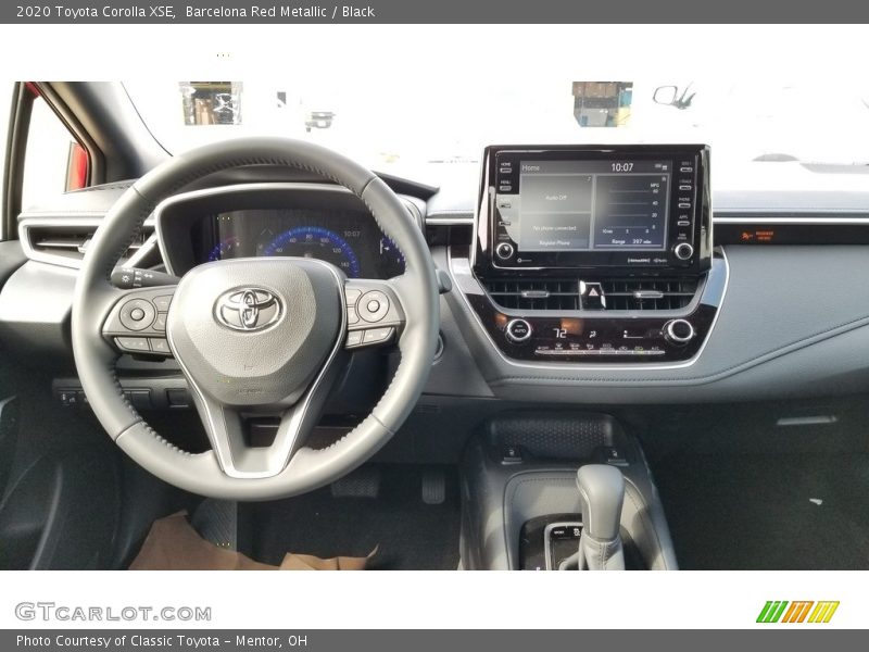 Dashboard of 2020 Corolla XSE