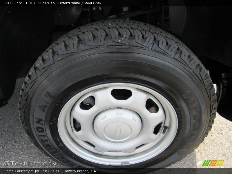 Oxford White / Steel Gray 2012 Ford F150 XL SuperCab