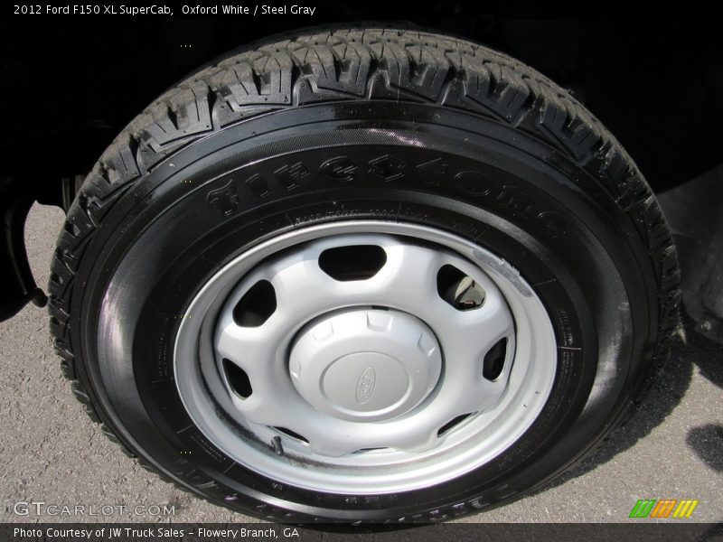 Oxford White / Steel Gray 2012 Ford F150 XL SuperCab
