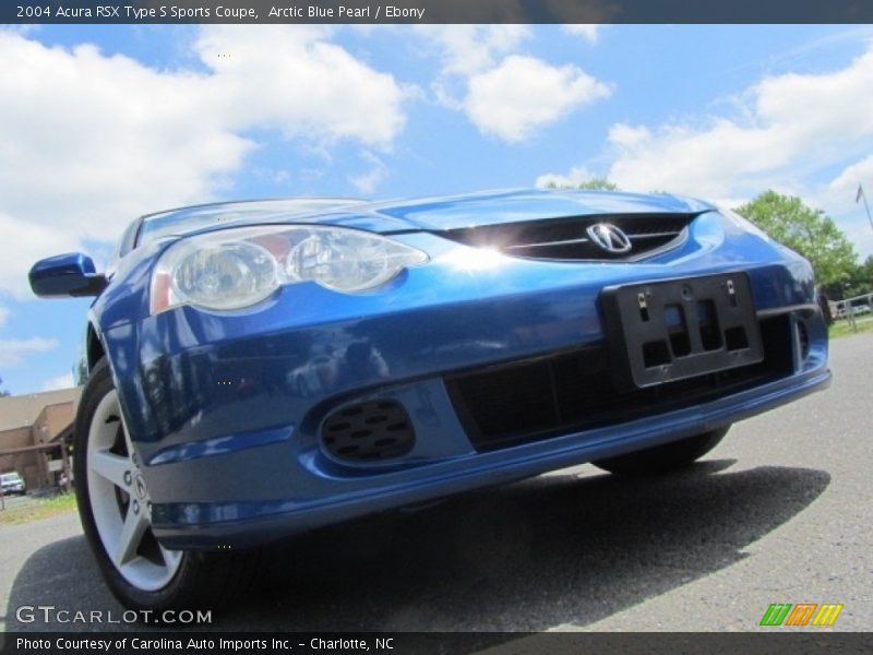 Arctic Blue Pearl / Ebony 2004 Acura RSX Type S Sports Coupe