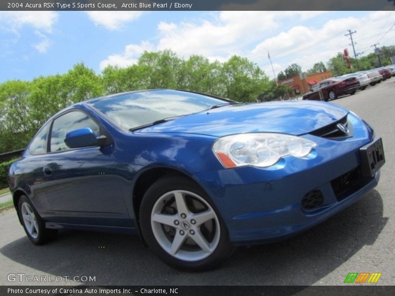 Arctic Blue Pearl / Ebony 2004 Acura RSX Type S Sports Coupe