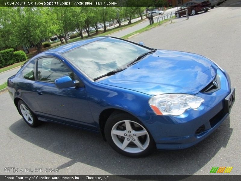 Arctic Blue Pearl / Ebony 2004 Acura RSX Type S Sports Coupe