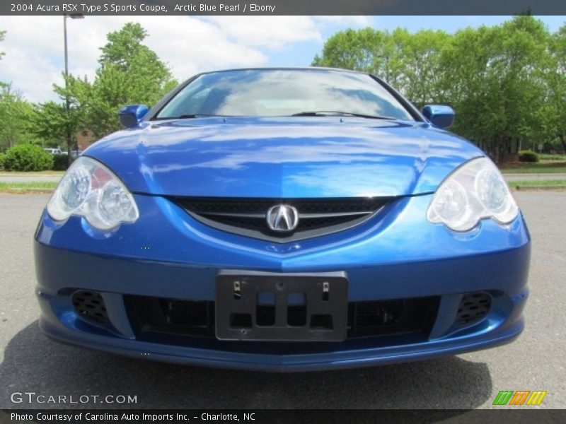 Arctic Blue Pearl / Ebony 2004 Acura RSX Type S Sports Coupe