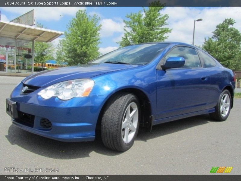 Arctic Blue Pearl / Ebony 2004 Acura RSX Type S Sports Coupe