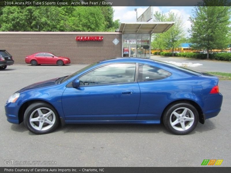 Arctic Blue Pearl / Ebony 2004 Acura RSX Type S Sports Coupe