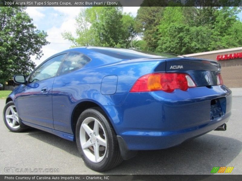 Arctic Blue Pearl / Ebony 2004 Acura RSX Type S Sports Coupe