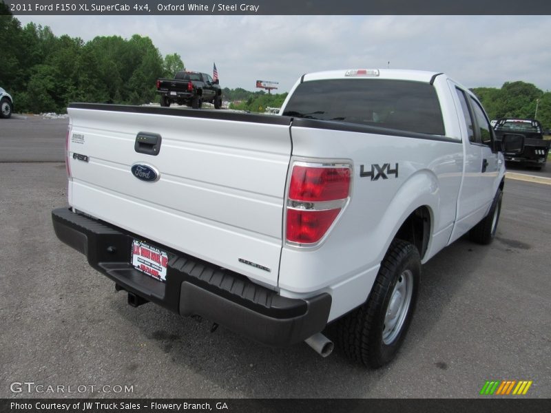 Oxford White / Steel Gray 2011 Ford F150 XL SuperCab 4x4