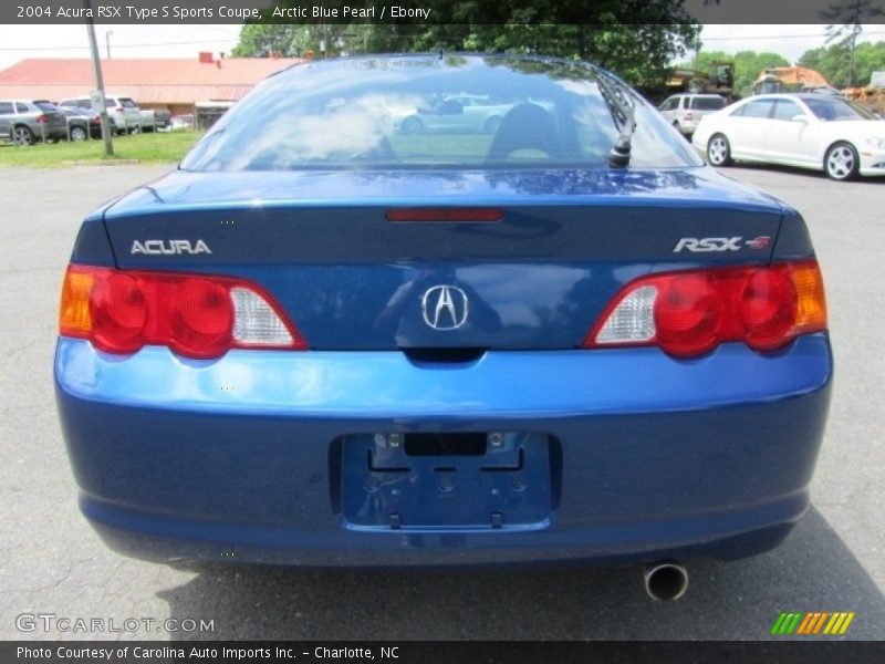 Arctic Blue Pearl / Ebony 2004 Acura RSX Type S Sports Coupe