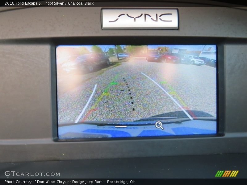 Ingot Silver / Charcoal Black 2018 Ford Escape S
