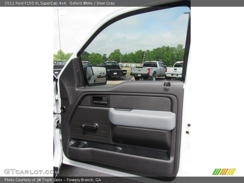 Oxford White / Steel Gray 2011 Ford F150 XL SuperCab 4x4