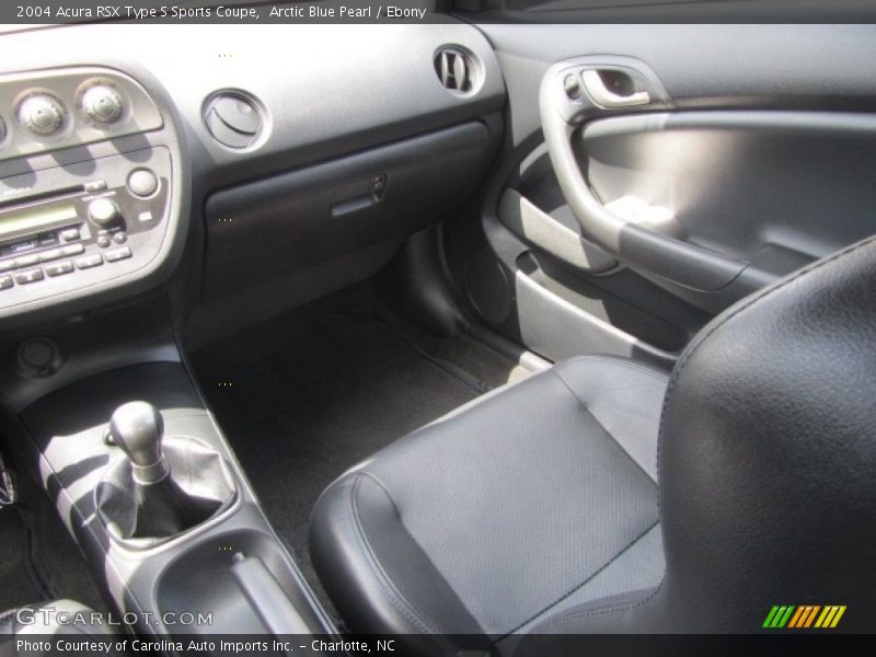 Arctic Blue Pearl / Ebony 2004 Acura RSX Type S Sports Coupe