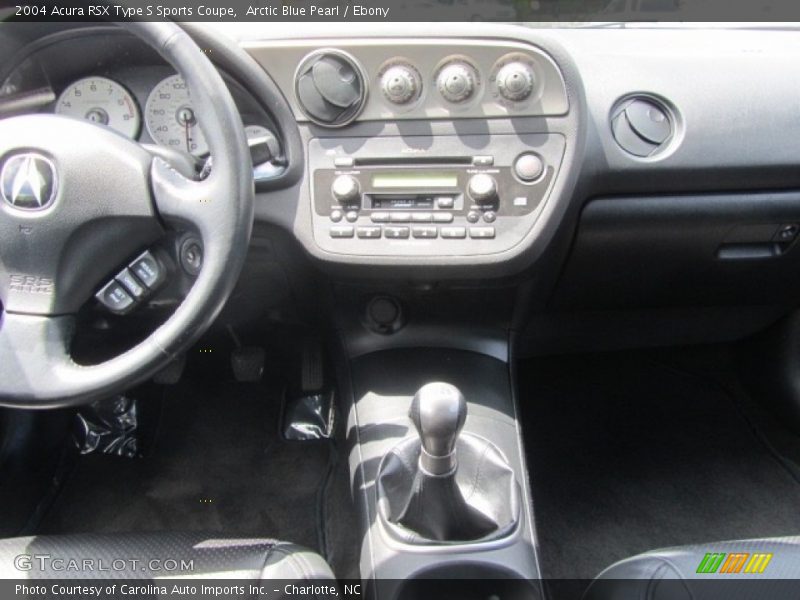 Arctic Blue Pearl / Ebony 2004 Acura RSX Type S Sports Coupe
