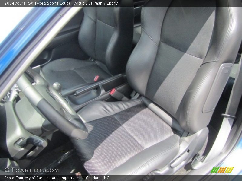 Arctic Blue Pearl / Ebony 2004 Acura RSX Type S Sports Coupe
