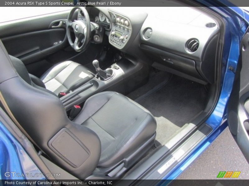 Arctic Blue Pearl / Ebony 2004 Acura RSX Type S Sports Coupe