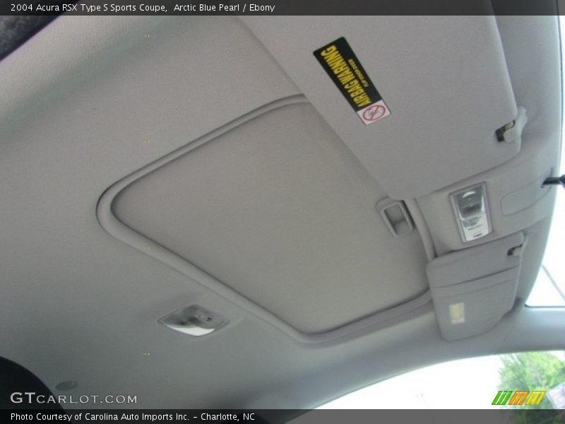 Arctic Blue Pearl / Ebony 2004 Acura RSX Type S Sports Coupe