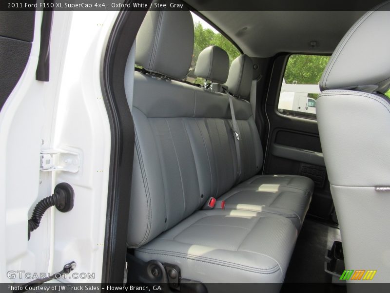 Oxford White / Steel Gray 2011 Ford F150 XL SuperCab 4x4