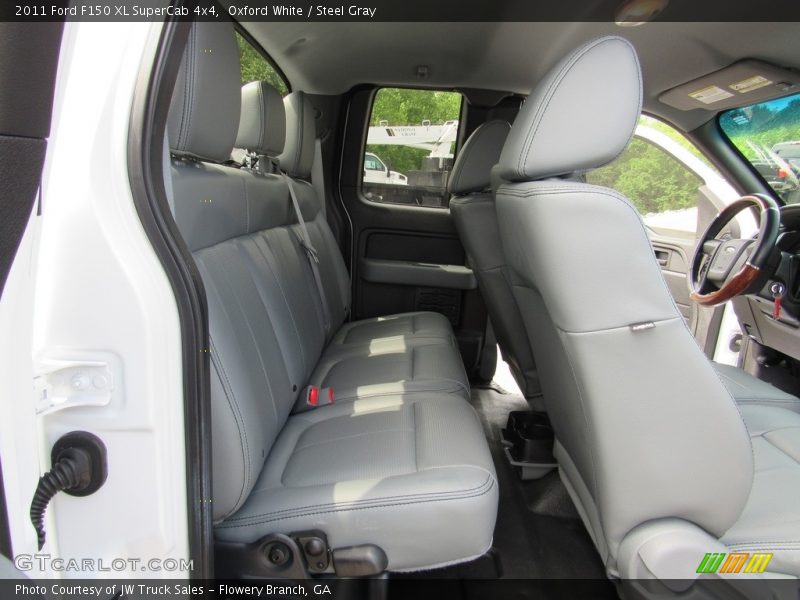 Oxford White / Steel Gray 2011 Ford F150 XL SuperCab 4x4