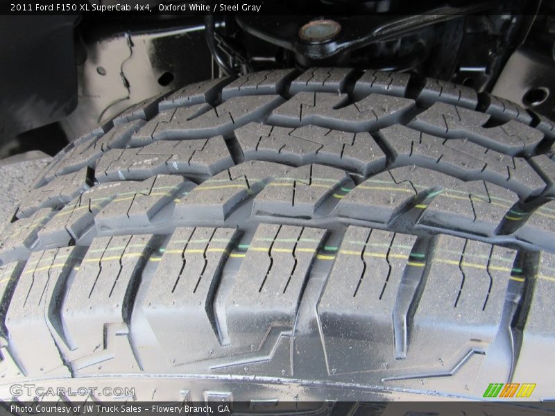 Oxford White / Steel Gray 2011 Ford F150 XL SuperCab 4x4