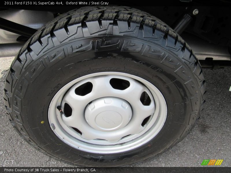 Oxford White / Steel Gray 2011 Ford F150 XL SuperCab 4x4