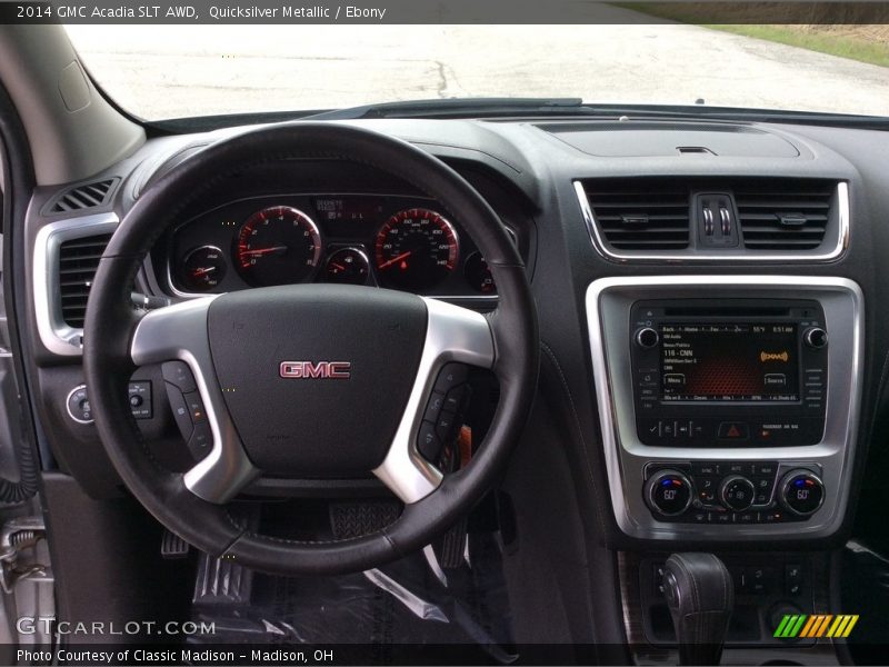 Quicksilver Metallic / Ebony 2014 GMC Acadia SLT AWD