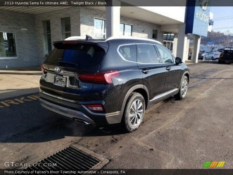 Twilight Black / Black 2019 Hyundai Santa Fe Ultimate AWD
