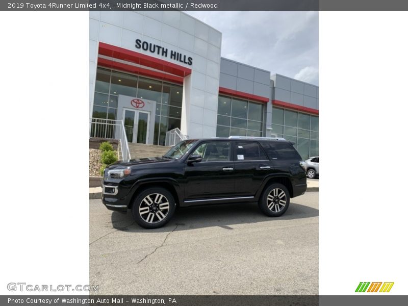 Midnight Black metallic / Redwood 2019 Toyota 4Runner Limited 4x4