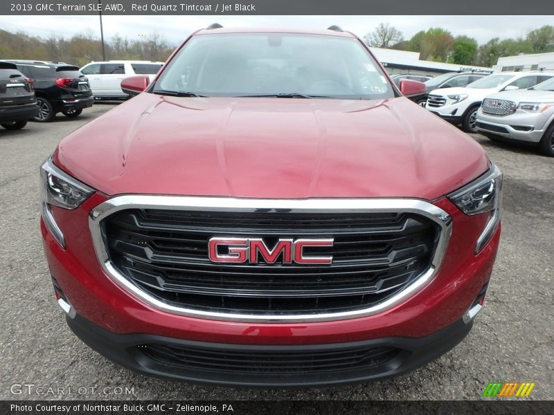Red Quartz Tintcoat / Jet Black 2019 GMC Terrain SLE AWD