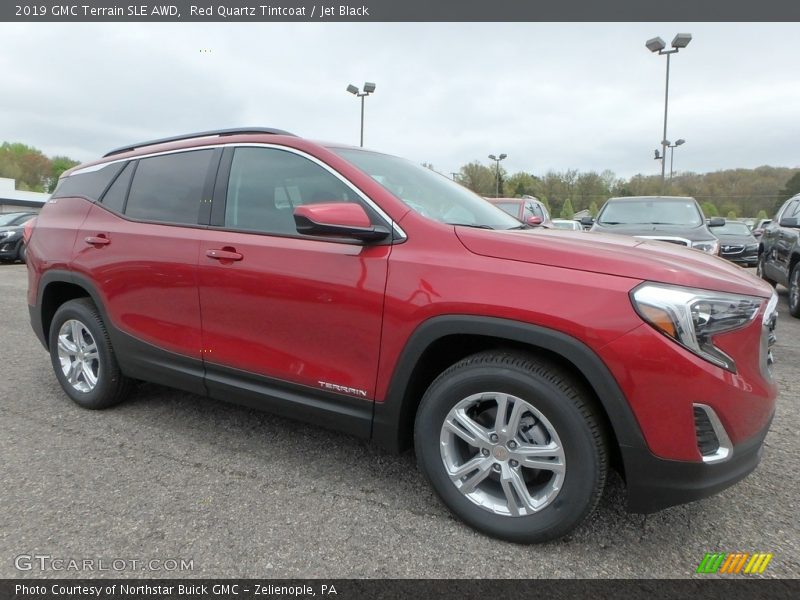 Red Quartz Tintcoat / Jet Black 2019 GMC Terrain SLE AWD