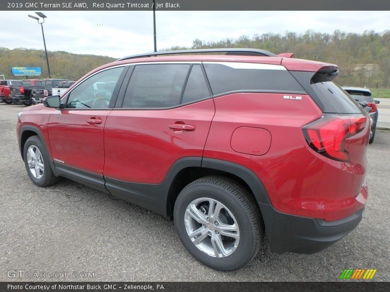 Red Quartz Tintcoat / Jet Black 2019 GMC Terrain SLE AWD