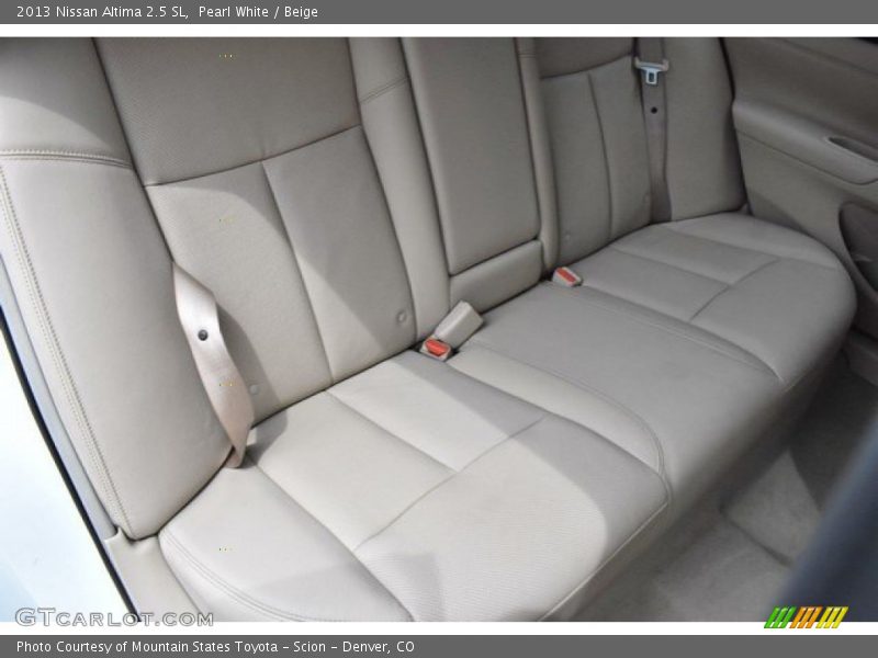 Pearl White / Beige 2013 Nissan Altima 2.5 SL