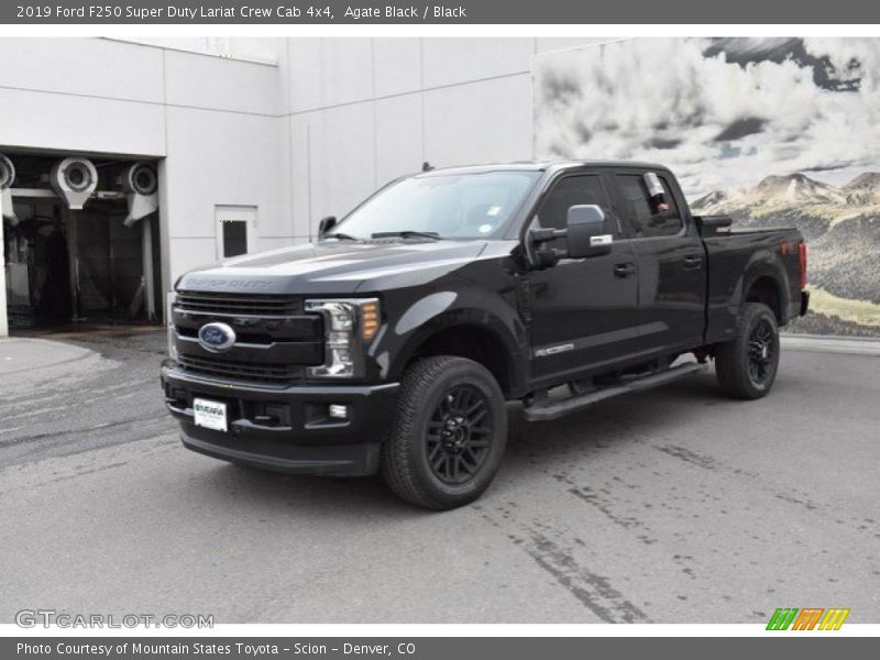 Agate Black / Black 2019 Ford F250 Super Duty Lariat Crew Cab 4x4