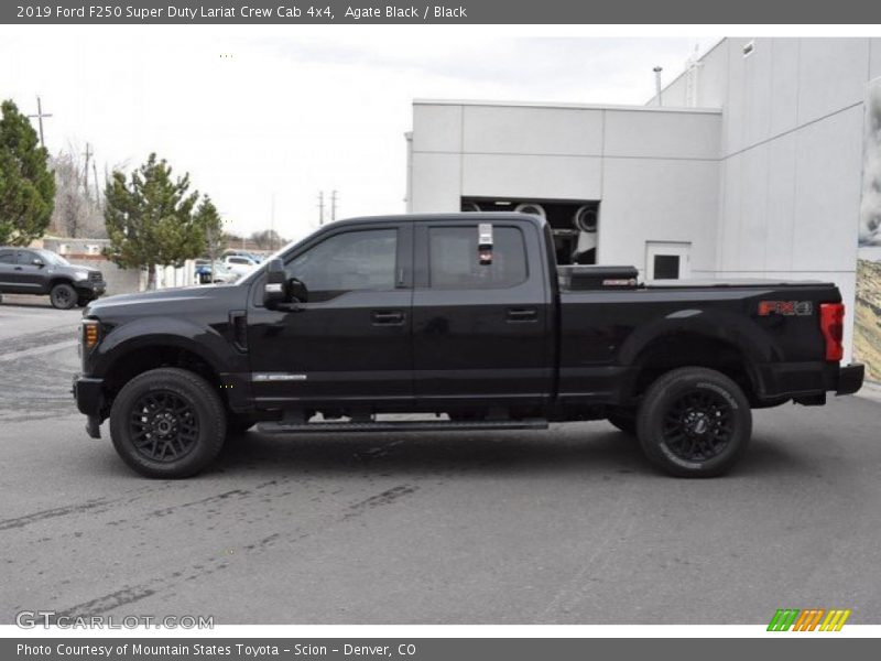 Agate Black / Black 2019 Ford F250 Super Duty Lariat Crew Cab 4x4