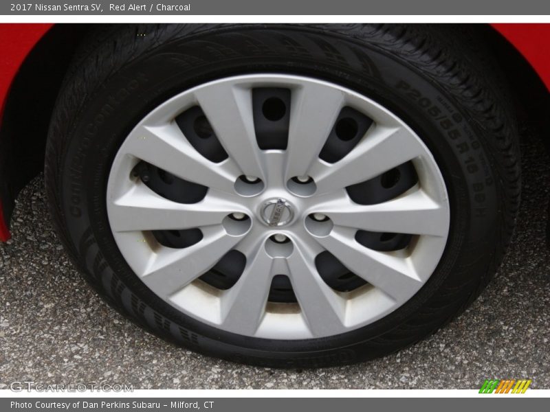 Red Alert / Charcoal 2017 Nissan Sentra SV
