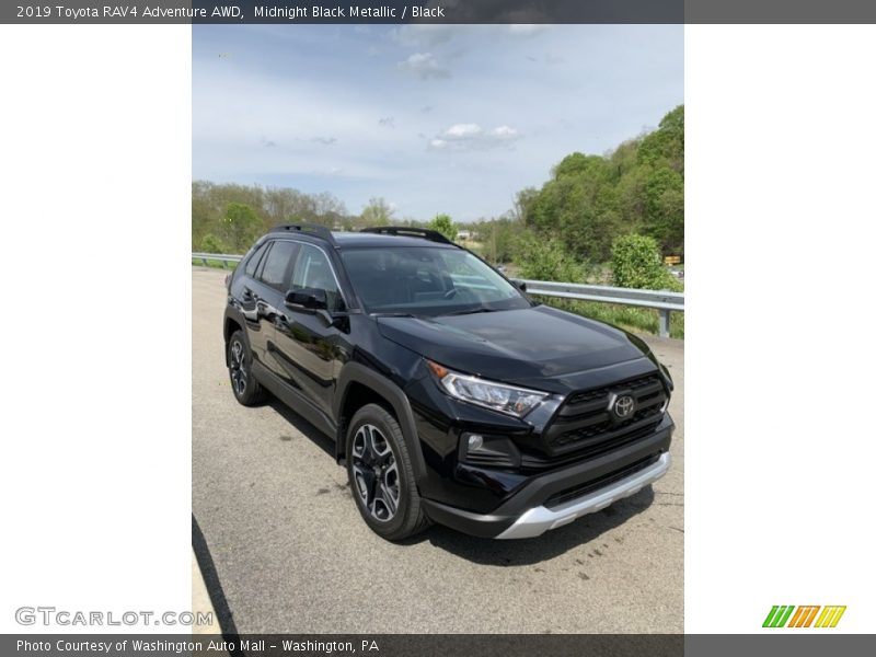 Midnight Black Metallic / Black 2019 Toyota RAV4 Adventure AWD