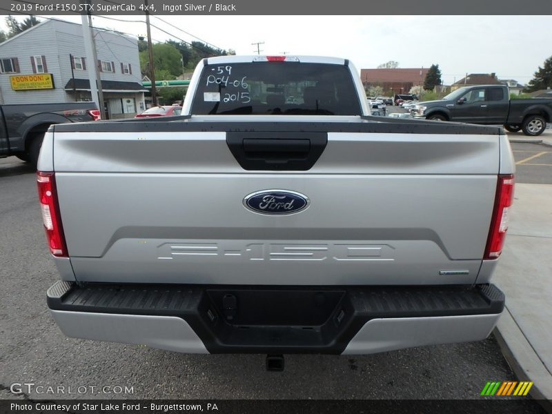 Ingot Silver / Black 2019 Ford F150 STX SuperCab 4x4