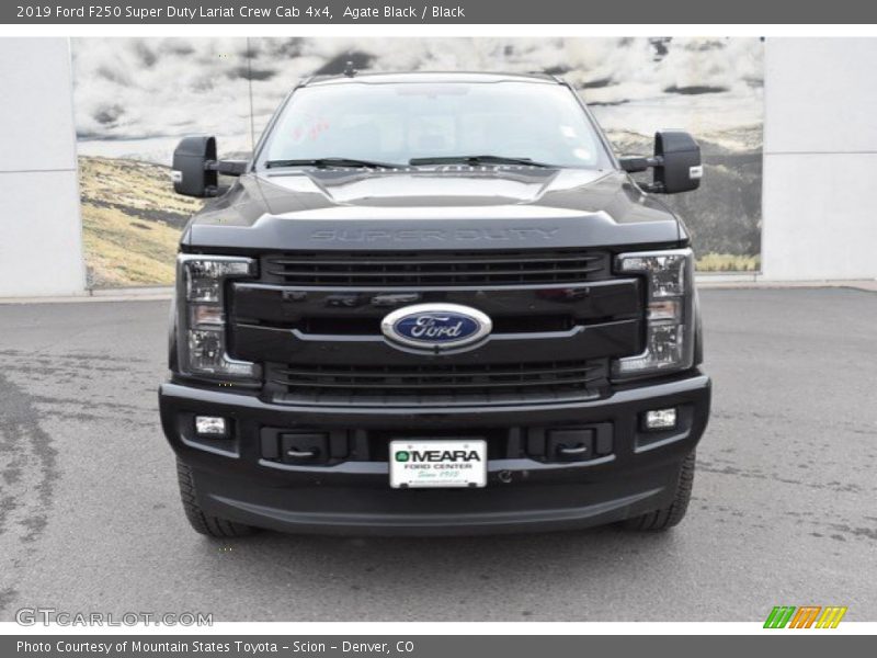 Agate Black / Black 2019 Ford F250 Super Duty Lariat Crew Cab 4x4