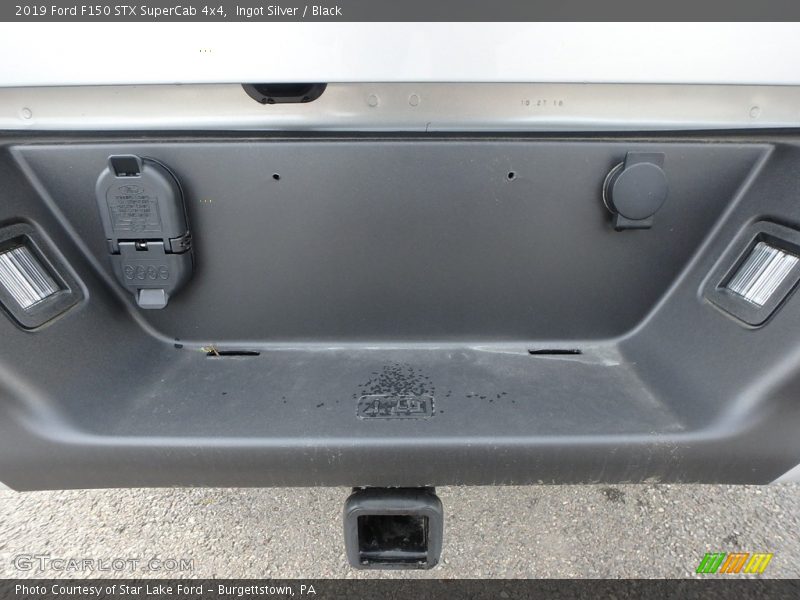 Ingot Silver / Black 2019 Ford F150 STX SuperCab 4x4