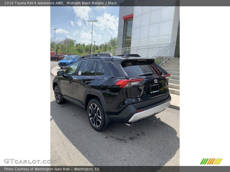 Midnight Black Metallic / Black 2019 Toyota RAV4 Adventure AWD
