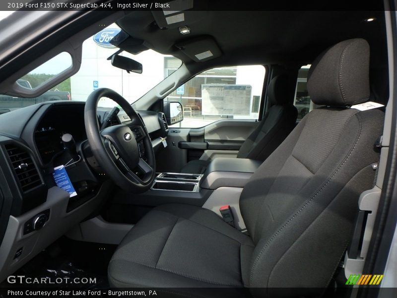 Ingot Silver / Black 2019 Ford F150 STX SuperCab 4x4