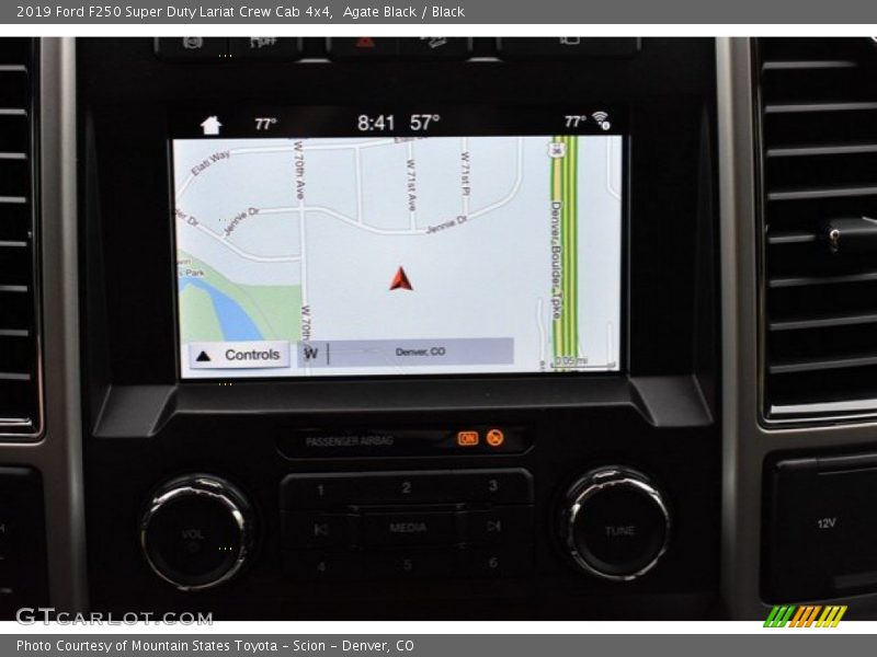 Navigation of 2019 F250 Super Duty Lariat Crew Cab 4x4